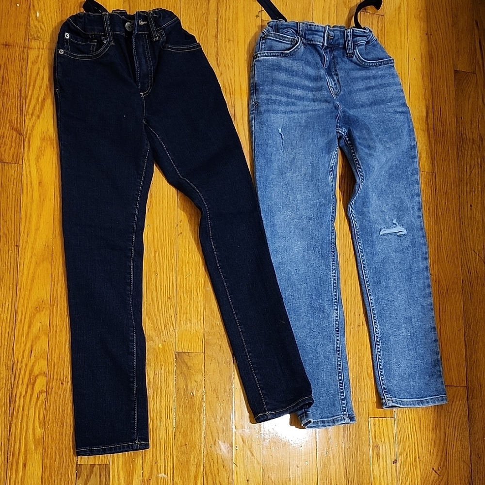 Stylish Black and Blue Denim Jeans Set